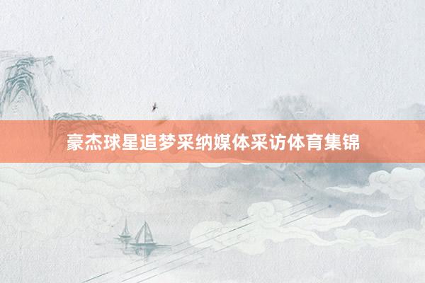 豪杰球星追梦采纳媒体采访体育集锦